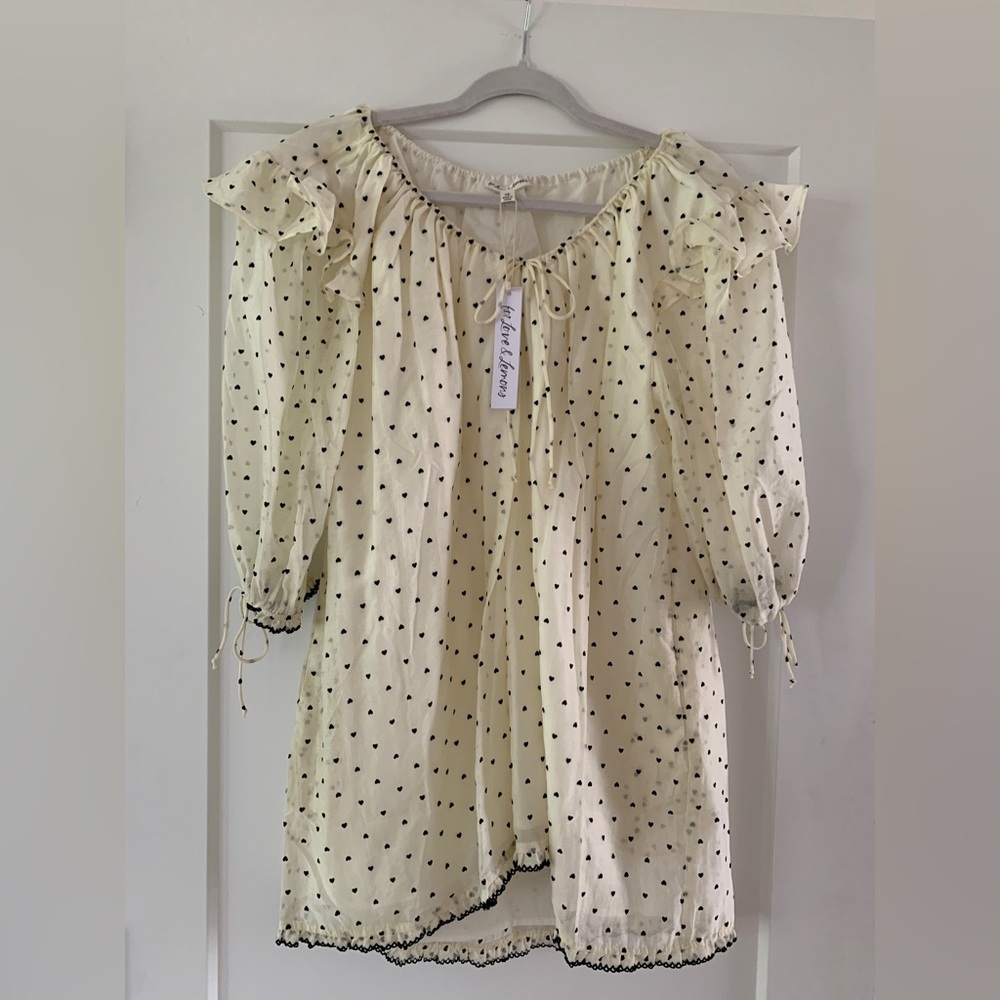 For Love And Lemons heart detail dress size xs